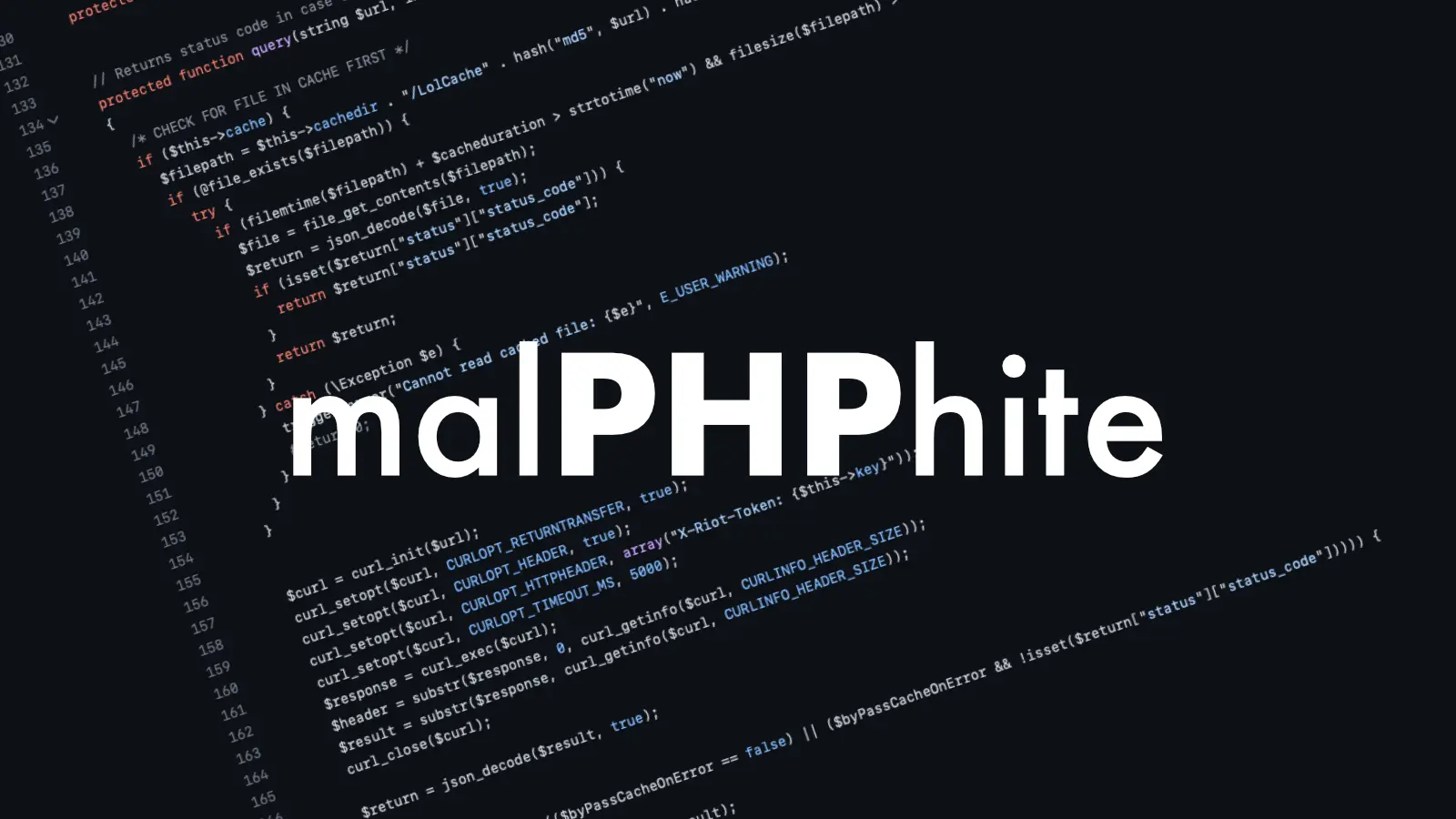 The MalPHPhite API Wrapper